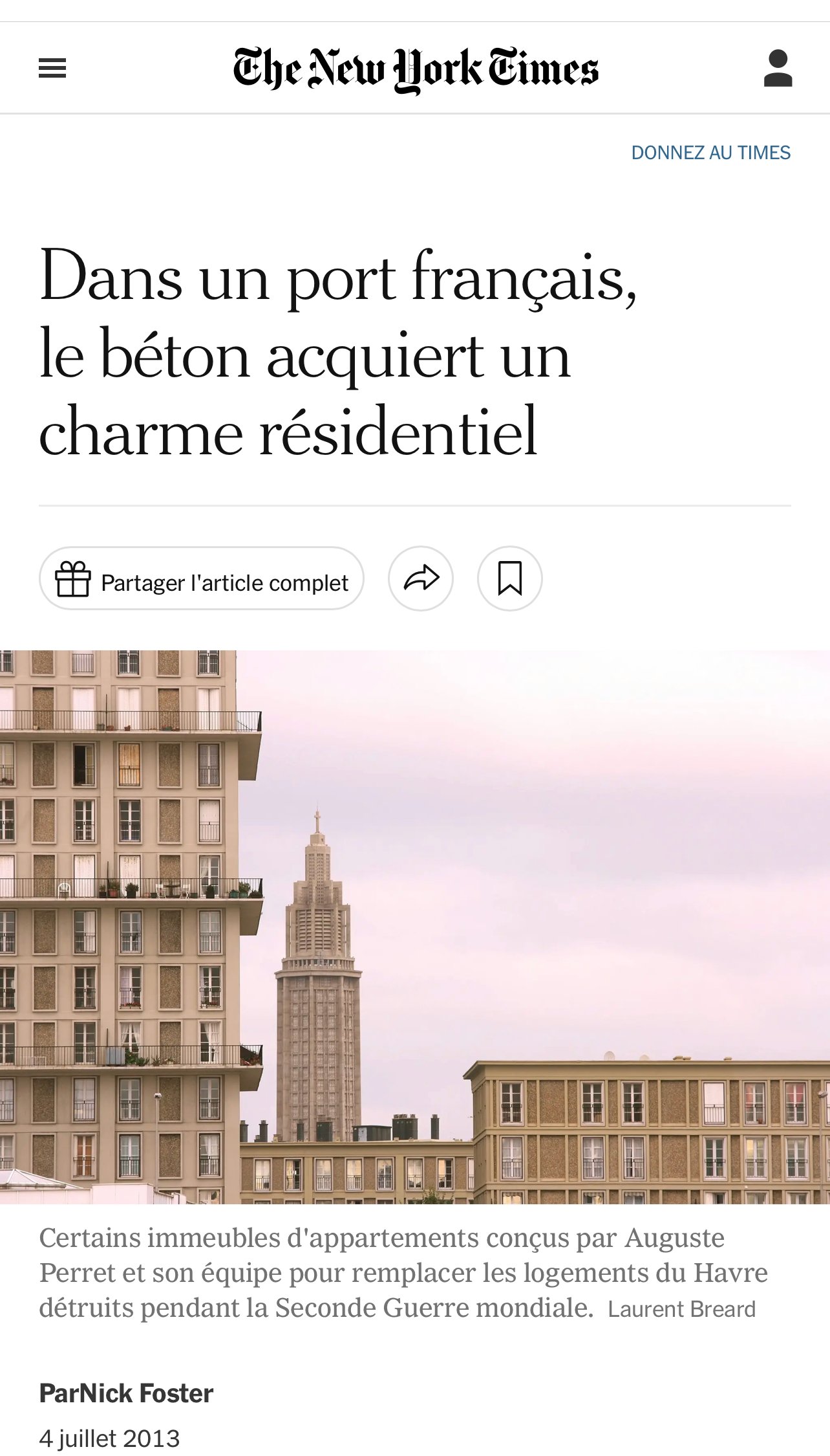 New York Times 2013 — Français